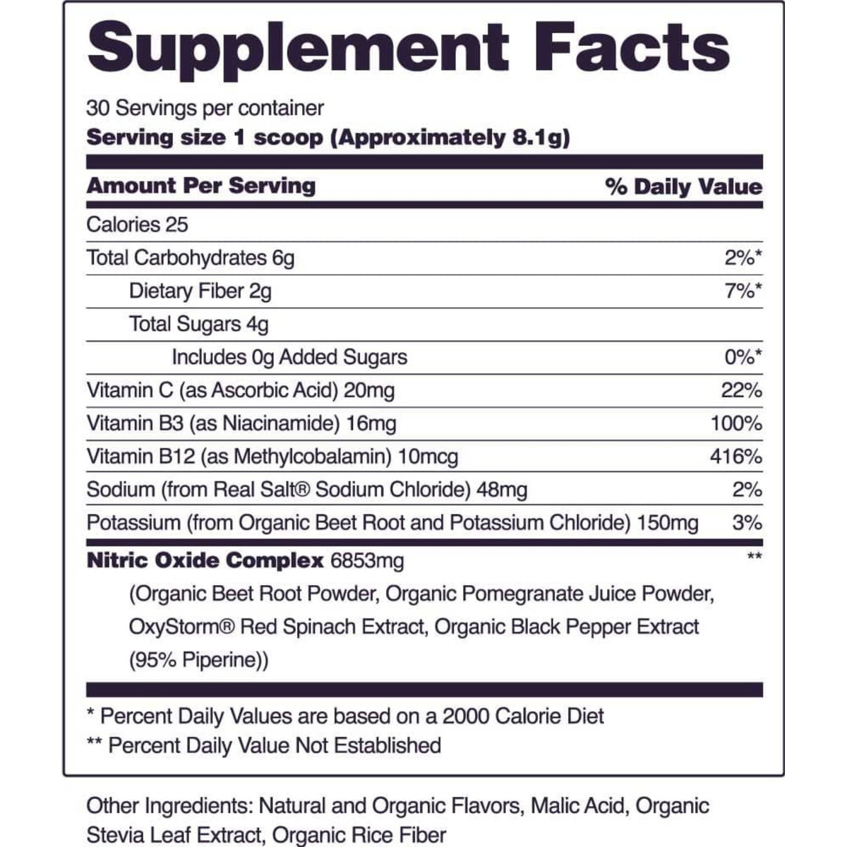Snap Supplements Organic Heart Beets Polvo 250 g Bayas Mixtas