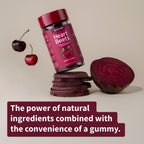 Snap Supplements Heart Beets sin Azúcar 60 Gomitas Cereza