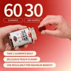 Snap Supplements Nitric Oxide Betabel sin Azúcar 60 Gomitas Durazno