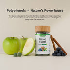 Snap Supplements Blood Sugar sin Azúcar 60 Gomitas Manzana Verde