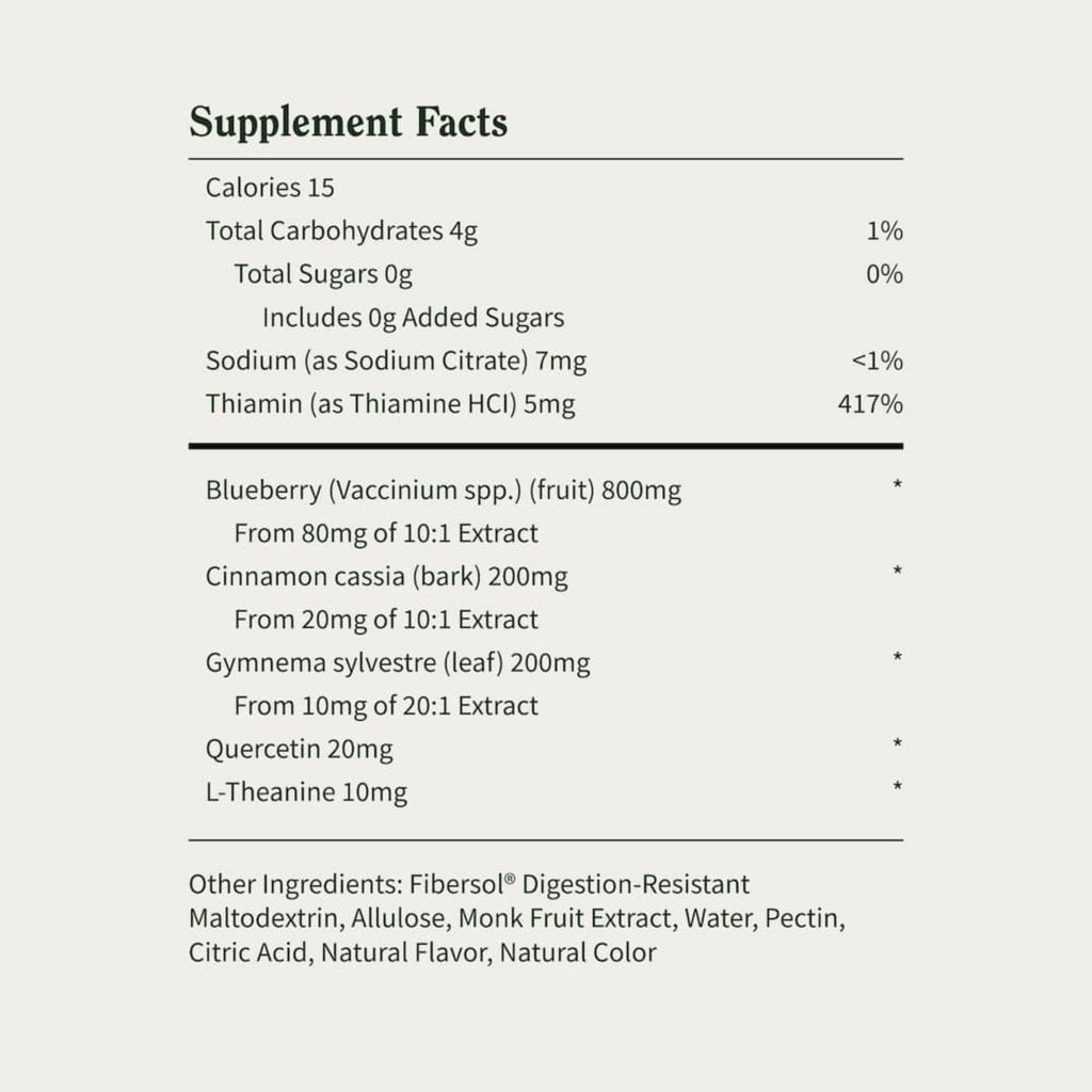 Snap Supplements Blood Sugar sin Azúcar 60 Gomitas Manzana Verde