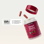 Snap Supplements Heart Beets 60 Cápsulas Vegetales