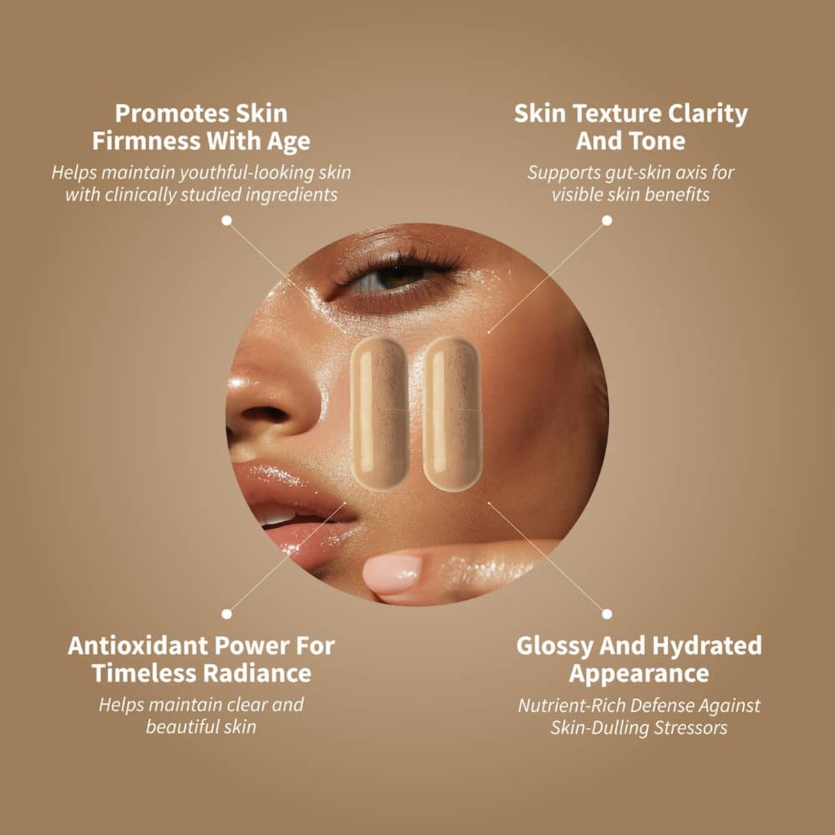 Snap Supplements Skin Glow 60 Cápsulas Vegetales