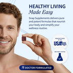 Snap Supplements Prostate Health con Esteroles Vegetales 60 Tabletas Masticables