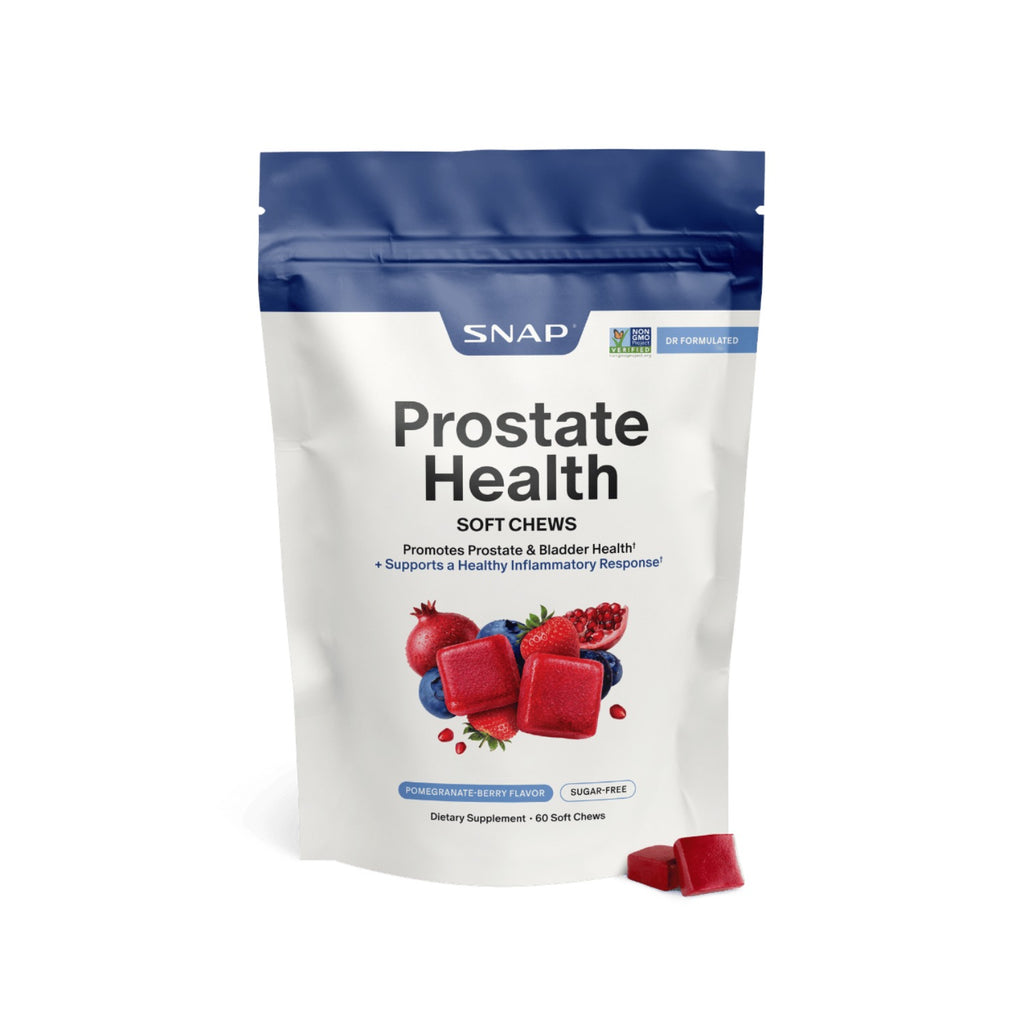 Snap Supplements Prostate Health con Esteroles Vegetales 60 Tabletas Masticables