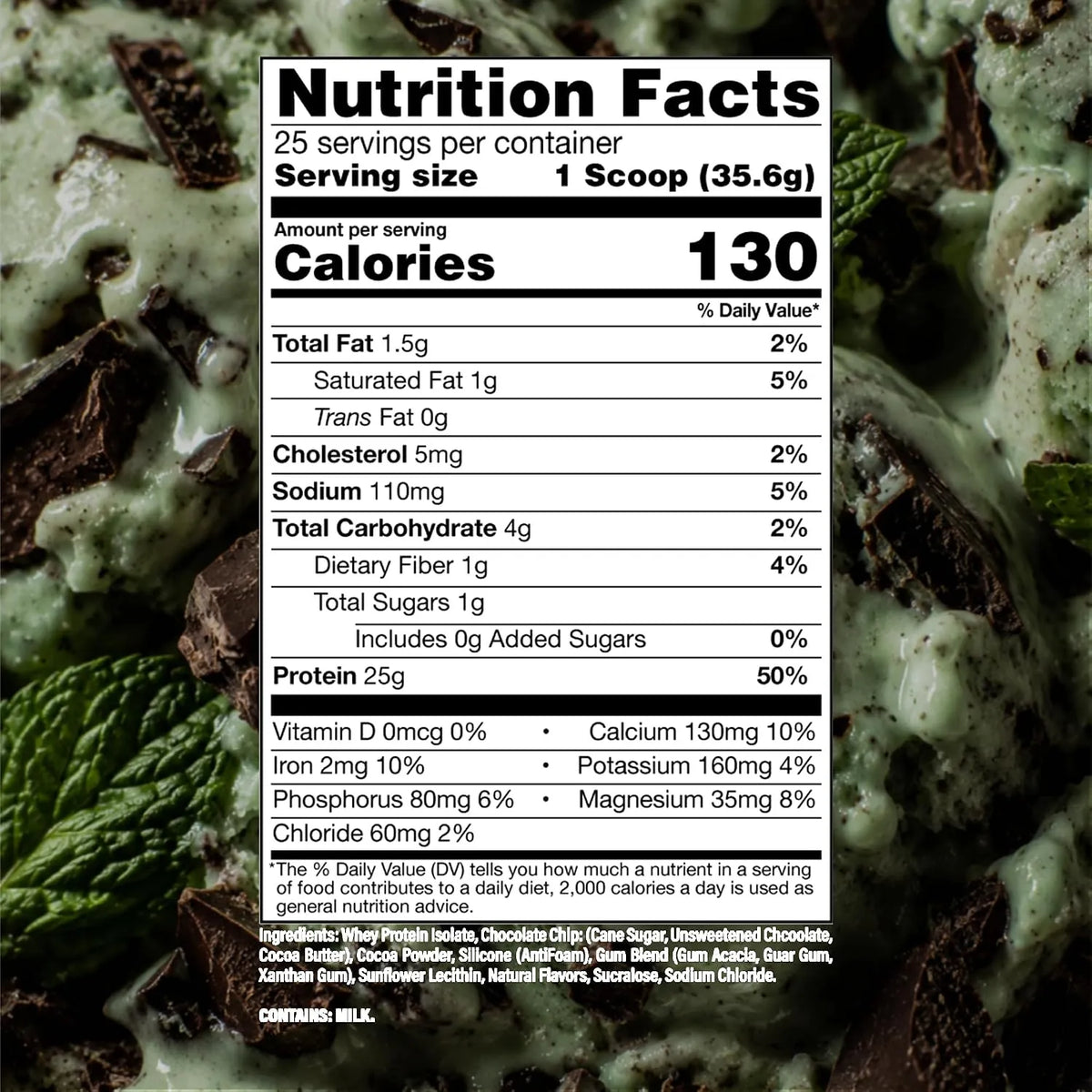 Raw Cbum Itholate 1.72 Lbs Sabor Helado de Menta Con Chispas