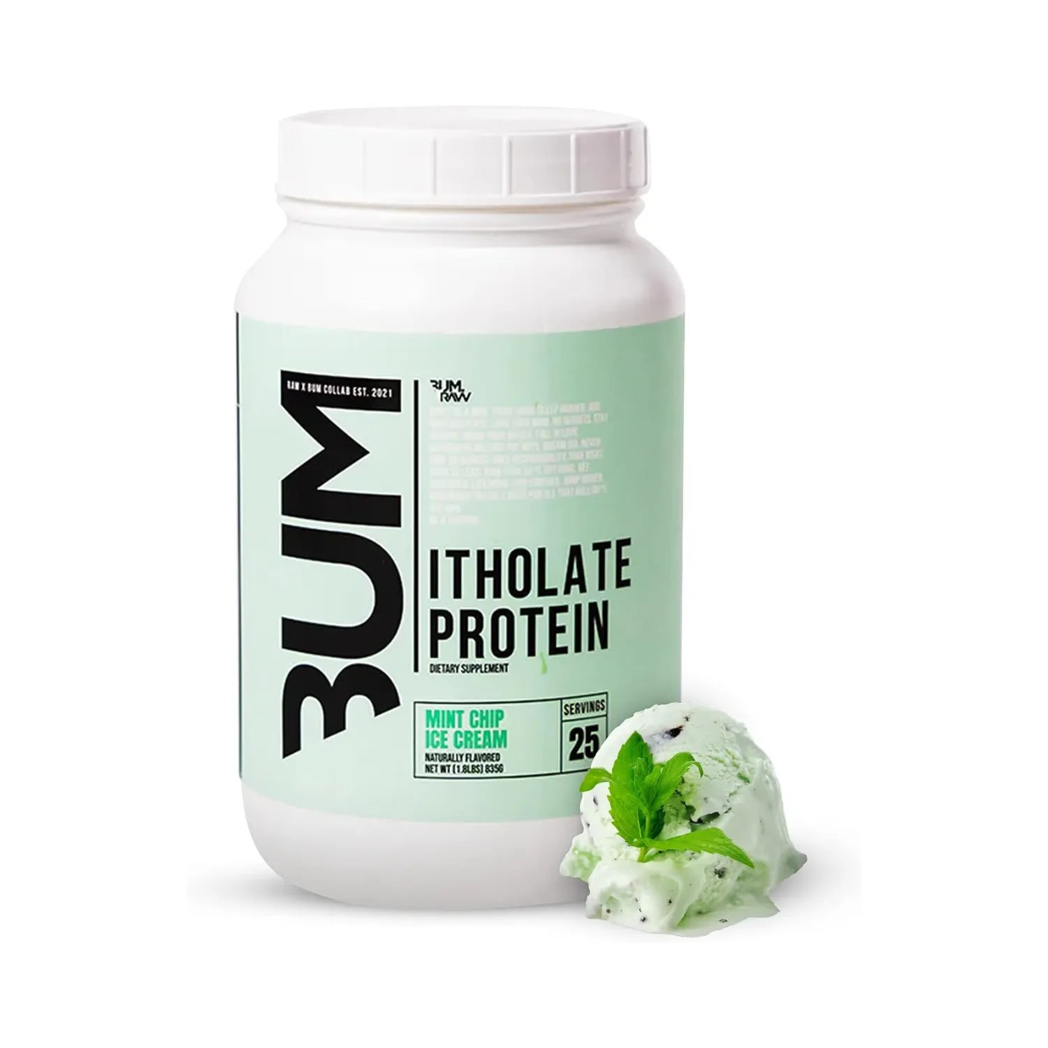 Raw Cbum Itholate 1.72 Lbs Sabor Helado de Menta Con Chispas
