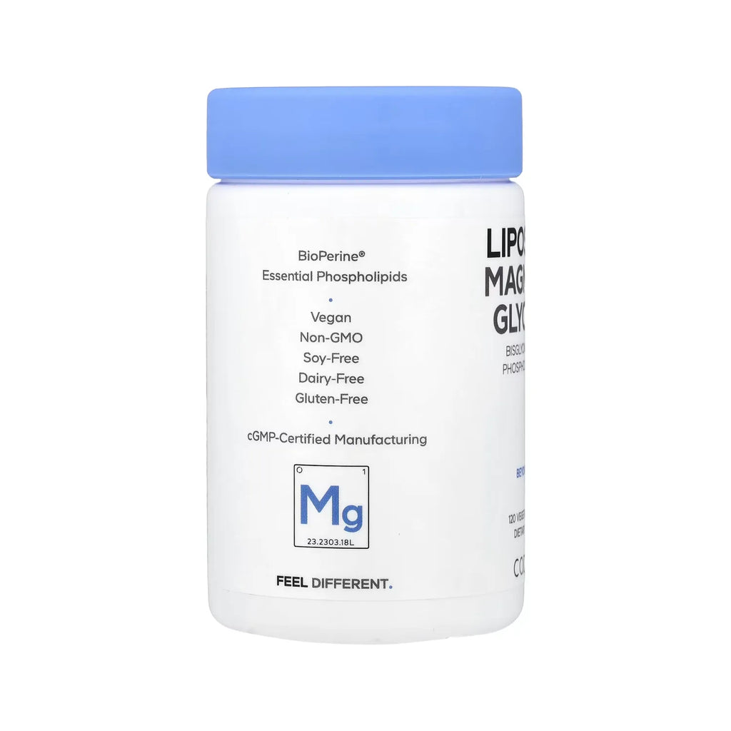 Codeage, Glicinato De Magnesio Liposomal, 120 Cápsulas Vegetales