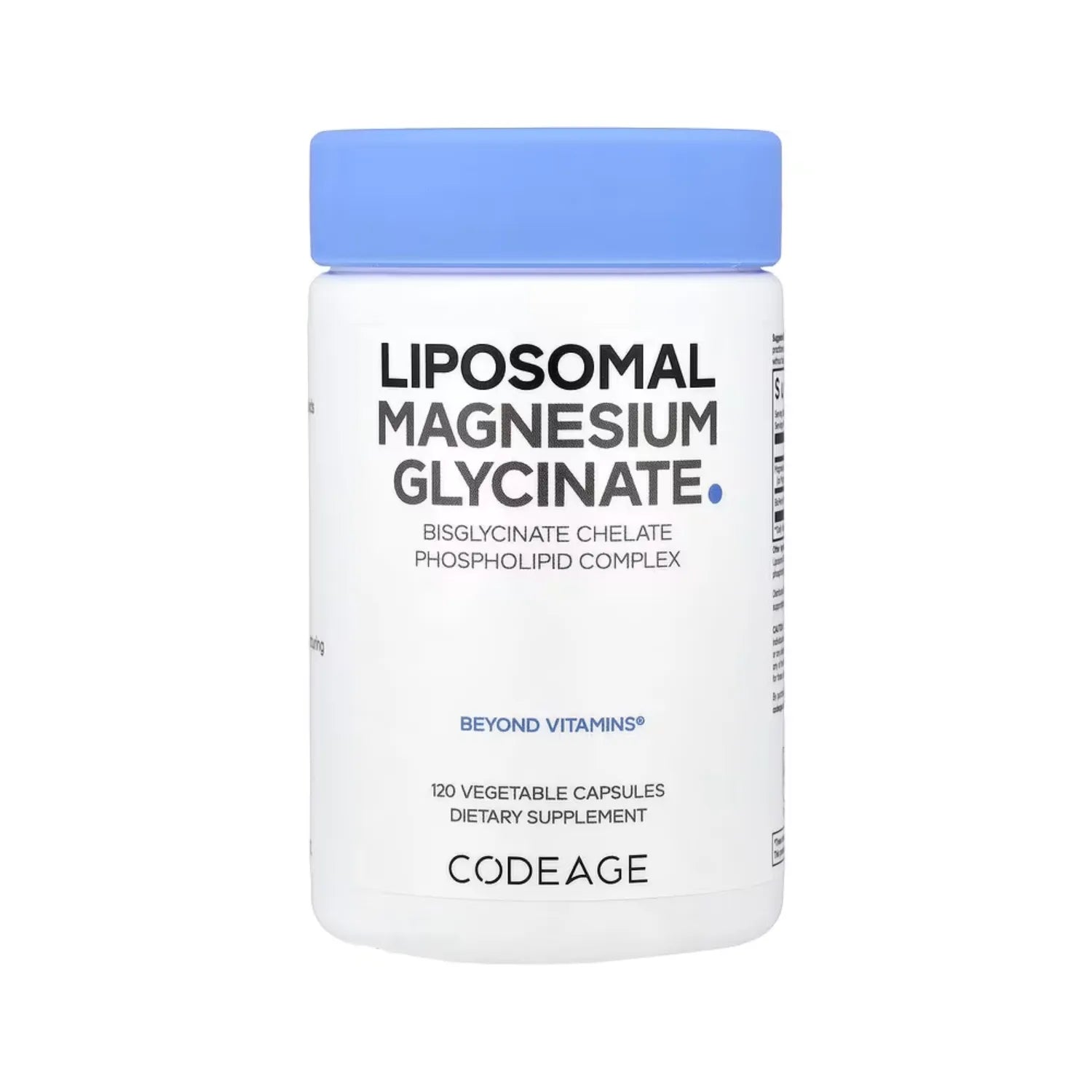 Codeage, Glicinato De Magnesio Liposomal, 120 Cápsulas Vegetales