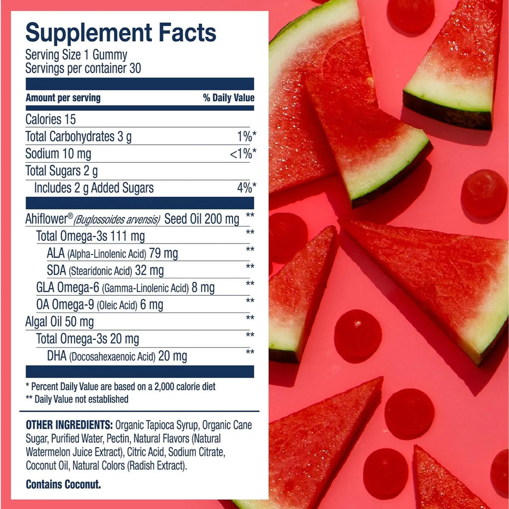 Wileys Finest Vegan Omega3 131 Mg, 30 Gomitas Para Niños Sfn