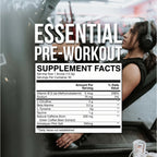 RAW CBUM Essential Pre-Entreno 399 g / 30 Servicios | Energía, enfoque y rendimiento deportivo | 200 mg de cafeína por porción | Con L-Citrulina, Beta-Alanina, L-Tirosina y Taurina | Suplemento alimenticio