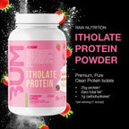 Raw Nutrition, Bum, Proteína Itholate®, Torta de fresa, 775 g (27,34 oz)