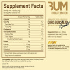 RAW CBUM Itholate Protein 5 lb | 2.27 kg | 25 g de proteína por porción | Aislado de proteína de suero microfiltrado | Bajo en carbohidratos y grasas | Suplemento alimenticio
