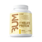 RAW CBUM Itholate Protein 5 lb | 2.27 kg | 25 g de proteína por porción | Aislado de proteína de suero microfiltrado | Bajo en carbohidratos y grasas | Suplemento alimenticio