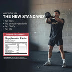 RAW CBUM Essential Pre-Entreno 399 g / 30 Servicios | Energía, enfoque y rendimiento deportivo | Sabor Citrus Grapefruit | 200 mg de cafeína por porción | Con L-Citrulina, Beta-Alanina, L-Tirosina y Taurina | Suplemento alimenticio