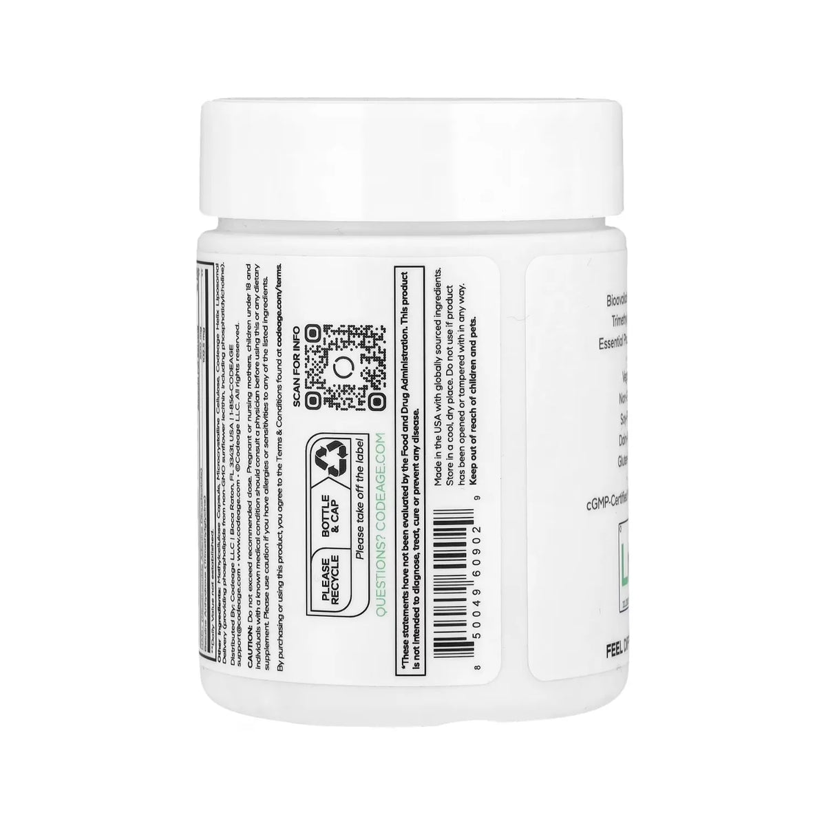 Codeage, Eternal, NAD + Liposomal, 60 Cápsulas Vegetales