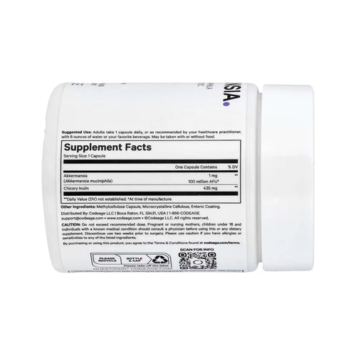 Codeage Akkermansia 90 Cápsulas Vegetales