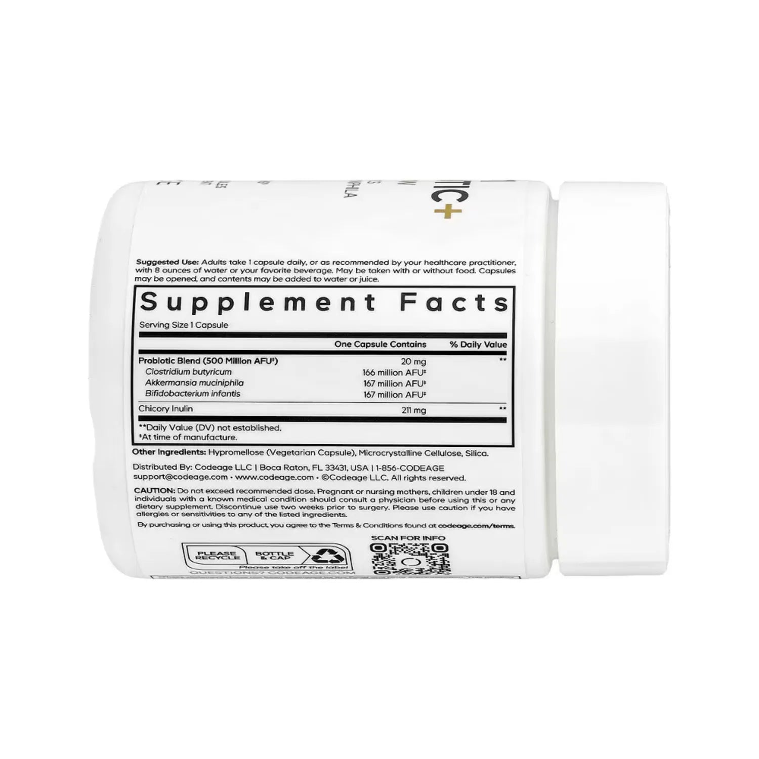 Codeage GLP-1 Problotic Con 90 Cápsulas Vegetales