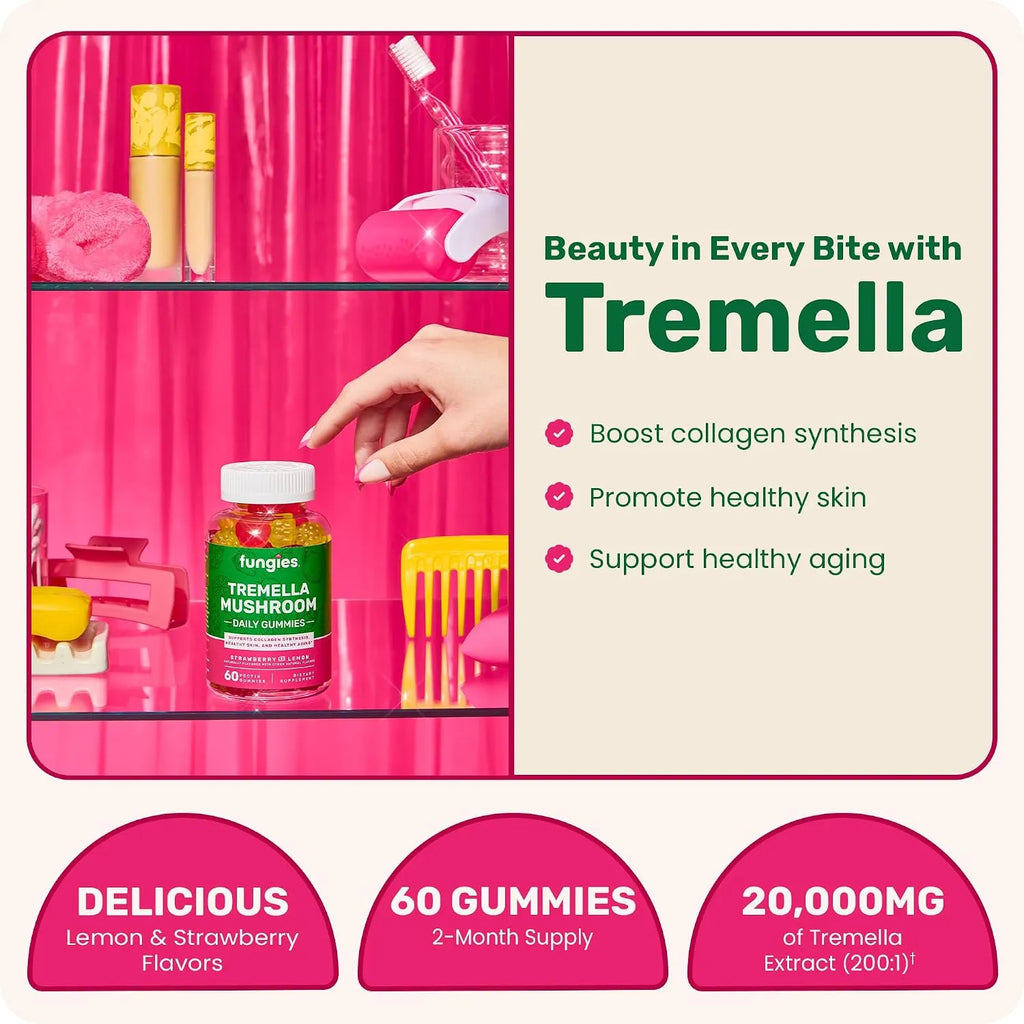 Fungies Tremella Mushroom Gummie 60 gomitas sfn