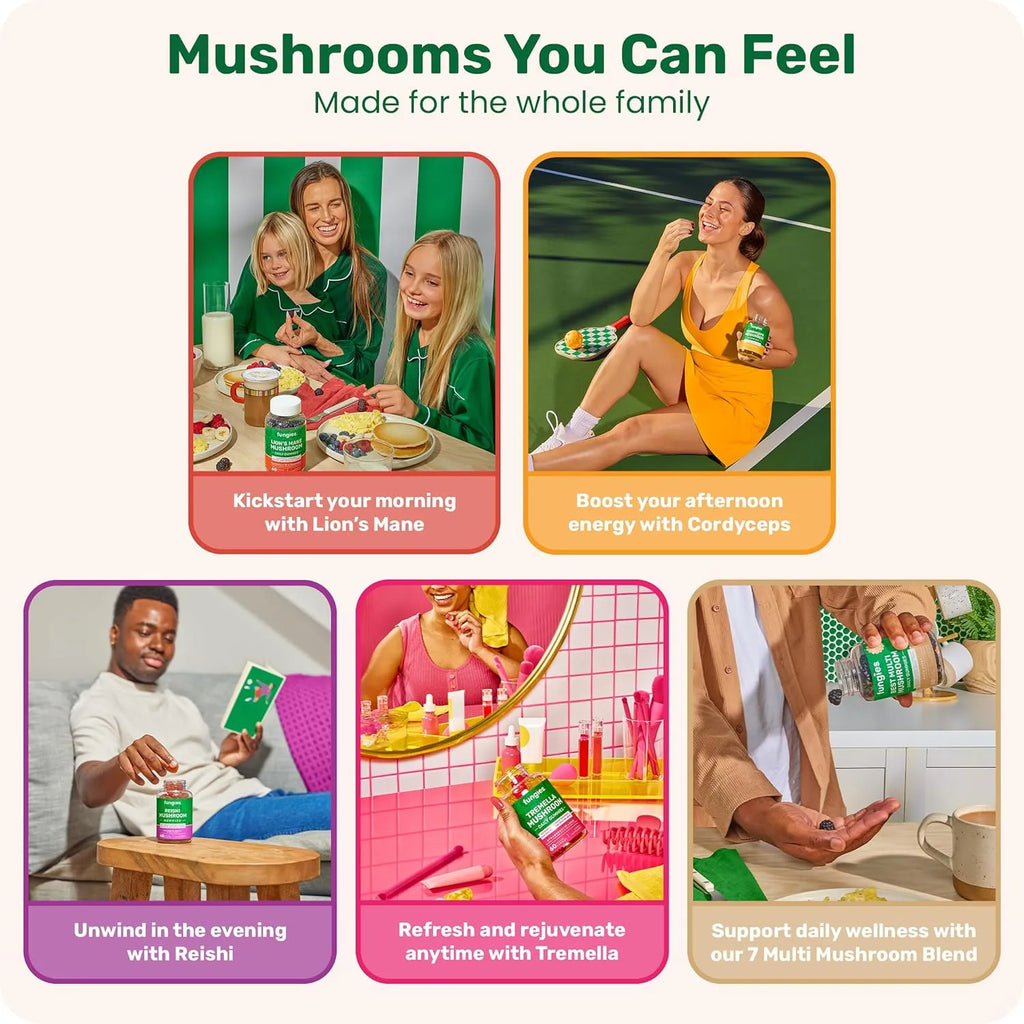 Fungies Best Multi Mushroom Daily Gummies 60 gomitas sfn