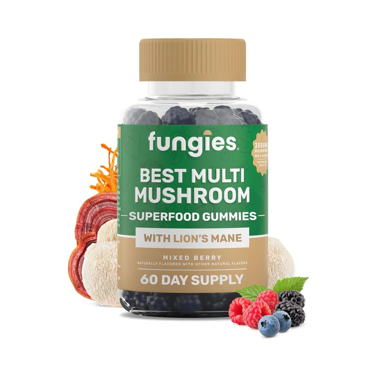 Fungies Best Multi Mushroom Daily Gummies 60 gomitas sfn