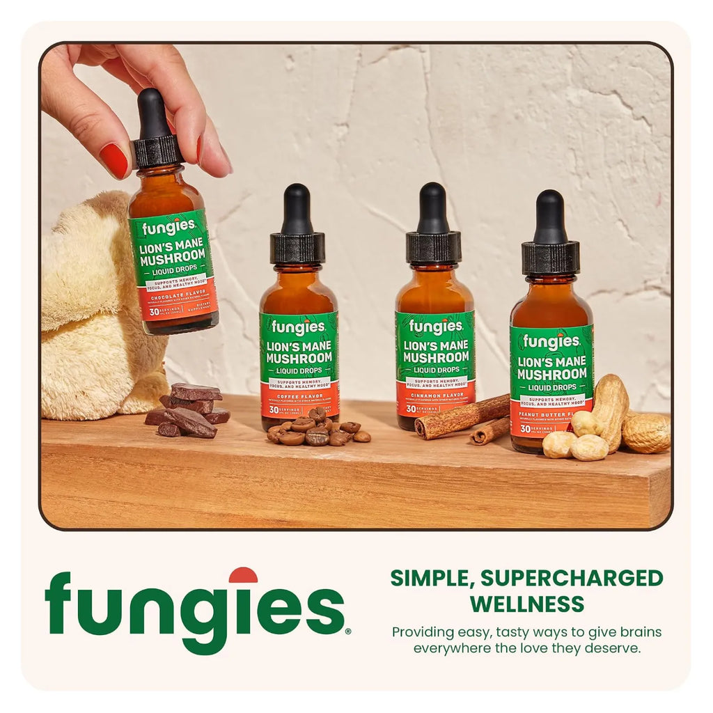 Fungies Lions Mane Mushroom Tincture 30 ml sfn Chocolate