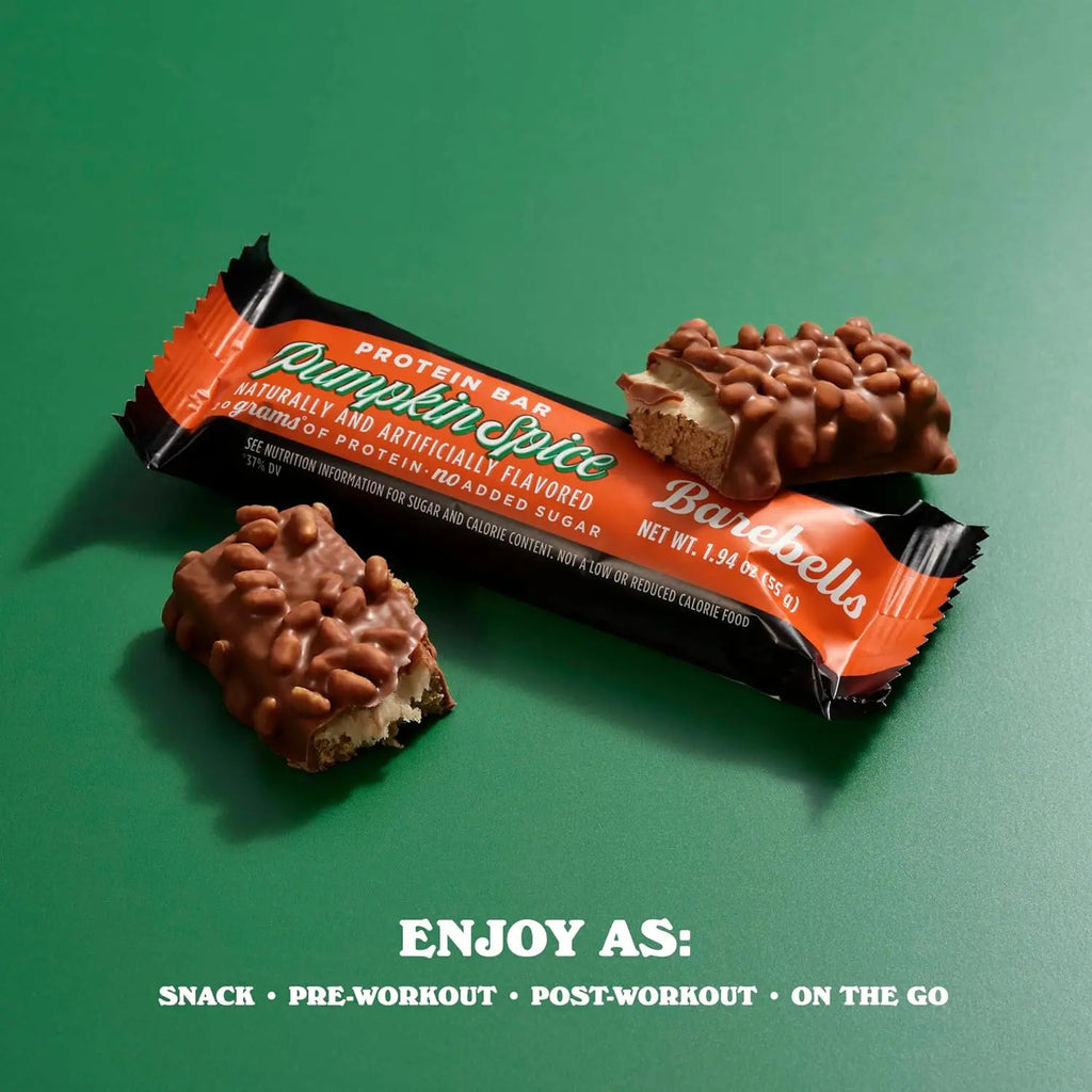 Barebells PROTEINA BARRA 12PZS DE 55gr SFN pumpkin spice