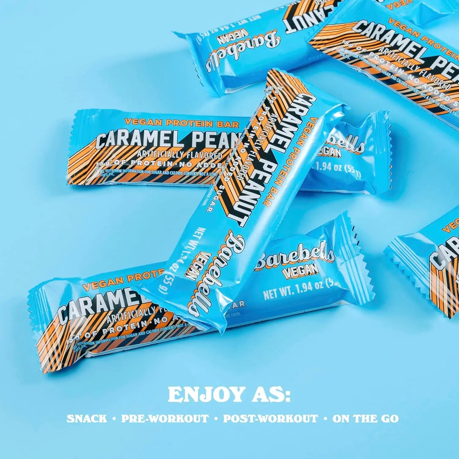 Barebells Barra Vegana De Proteína 12 Pzs Caramel Peanut