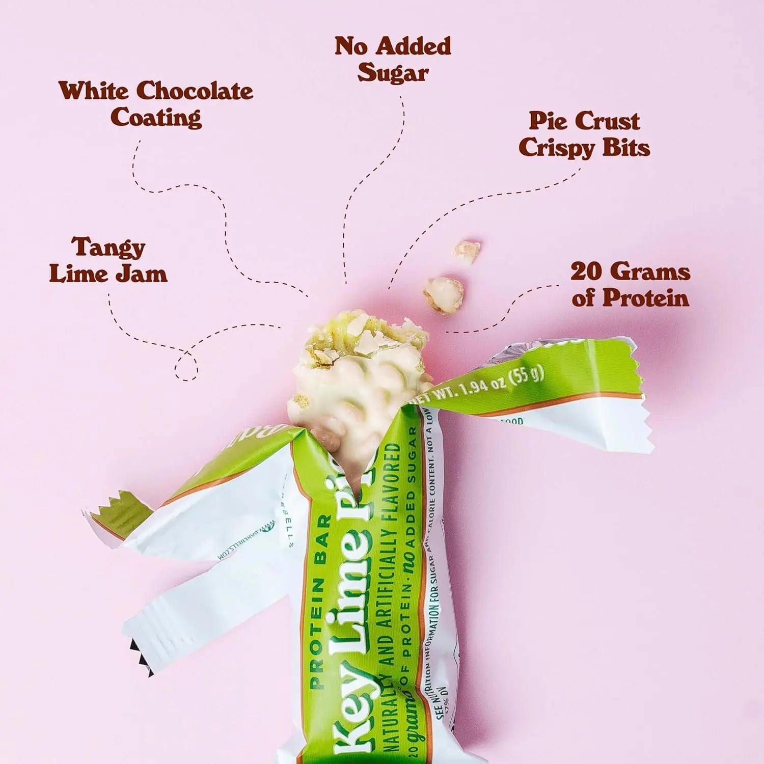 Barebells Barras De Proteina 12 Pzs De 55 Grs Key Lime