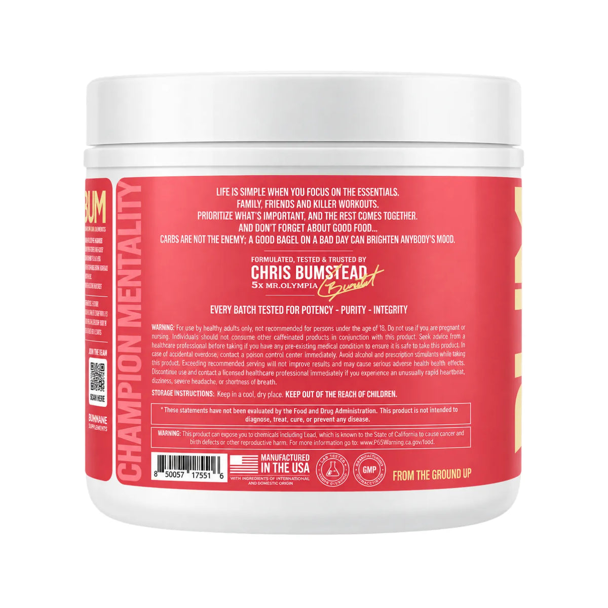 RAW CBUM Essential Charged Pre-Entreno 25 Servicios | Energía, enfoque y rendimiento deportivo | 350 mg de cafeína por porción | Con L-Citrulina, Beta-Alanina, L-Tirosina y Alpha-GPC | Suplemento alimenticio