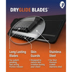 BAKBLADE Navajas de Repuesto 12 Pack para Afeitadora de Espalda 2.0 | Cartuchos DryGlide para Afeitado Corporal | Reemplazo Fácil y Rápido | Uso en Seco o Húmedo | 12 Piezas