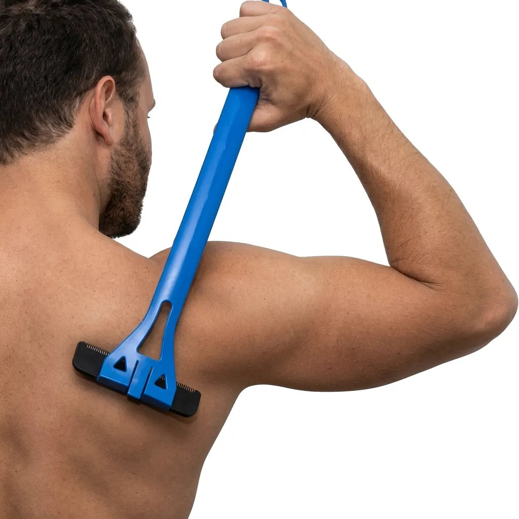 BAKBLADE Navajas de Repuesto 3 Pack para Afeitadora de Espalda 1.0 | Cuchillas Extra Anchas para Afeitado Seco o Húmedo | Reemplazo Fácil de Cartuchos | 3 Piezas
