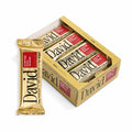 David Barra de Proteína 28 g de Proteína por Porción, Caja con 12 Piezas, Sabor Fudge Brownie