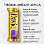 David Barra de Proteína 28 g de Proteína por Porción, Caja con 12 Piezas, Sabor Blueberry Pie