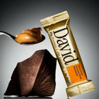 David Barra de Proteína 28 g de Proteína por Porción, Caja con 12 Piezas, Sabor Peanut Butter Chocolate Chunk