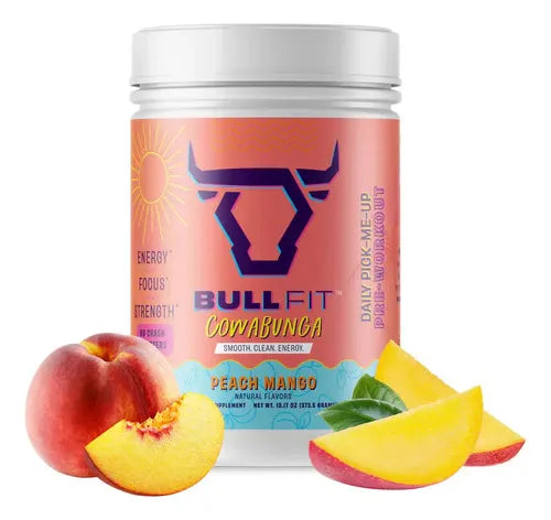 Cowabunga Daily Pick Me Up Pre-Workout Peach Mango