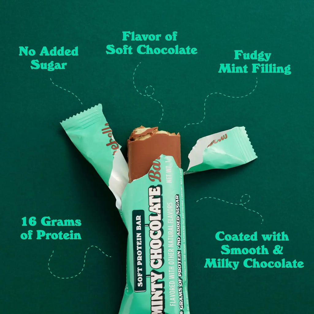 Barebells Proteina Barra 12pzs De 55gr Sfn Minty chocolate