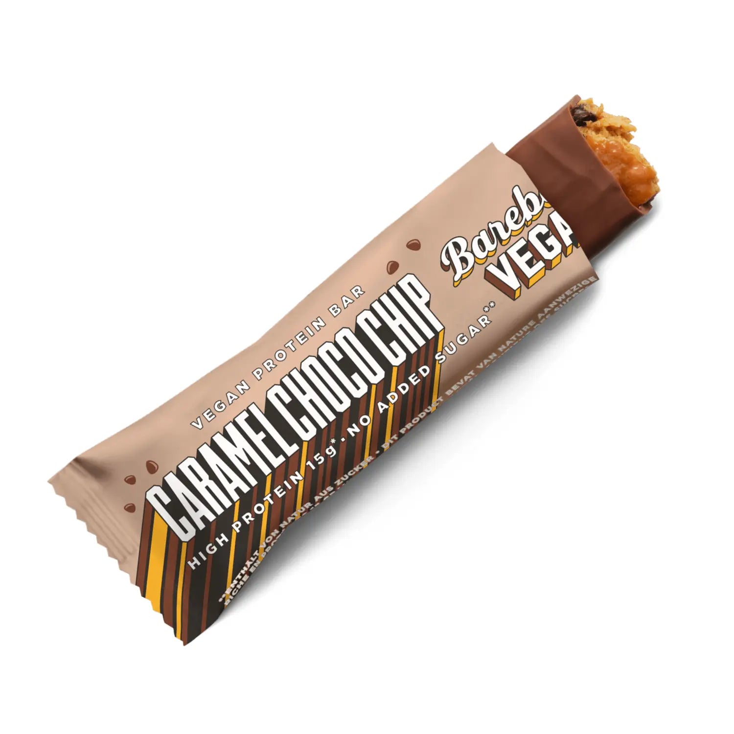 Barebells Barra Vegana De Proteina 12pzs De 55gr caramel choco chip