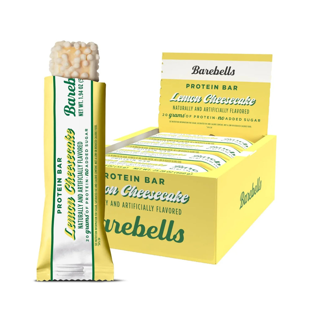 Barebells Barras De Proteina 12 Pzs De 55 Grs Sabor Lemon Cheesecake