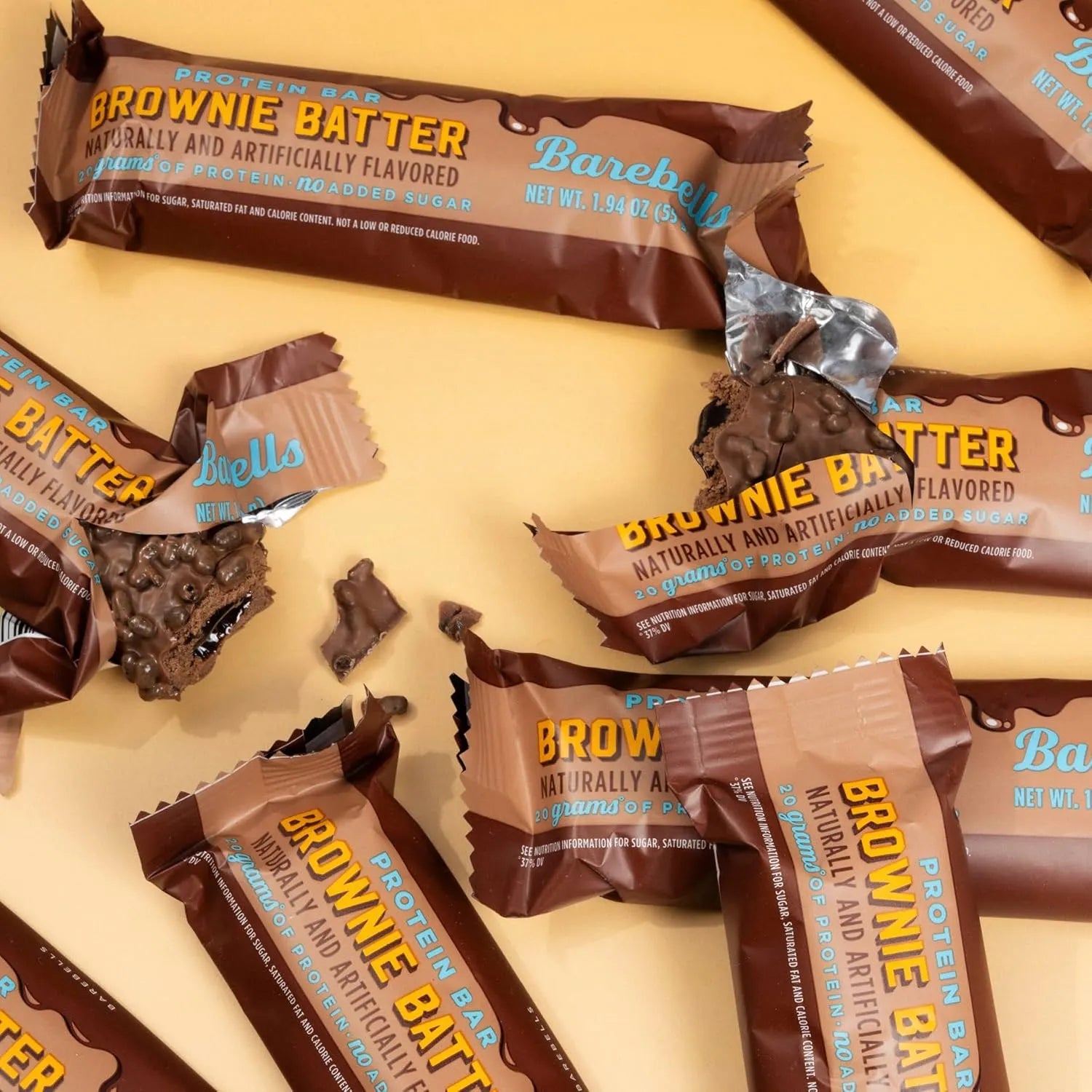 Barebells Proteina Barra 12 Pzs De 55Gr Brownie Batter