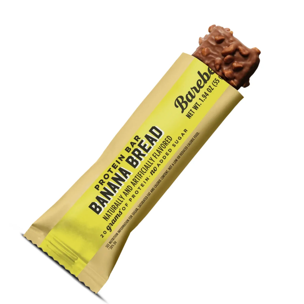 Barebells Protein Bar | Barra de Proteína 20 g | 12 Barras de 55 g | Sabor Banana Bread