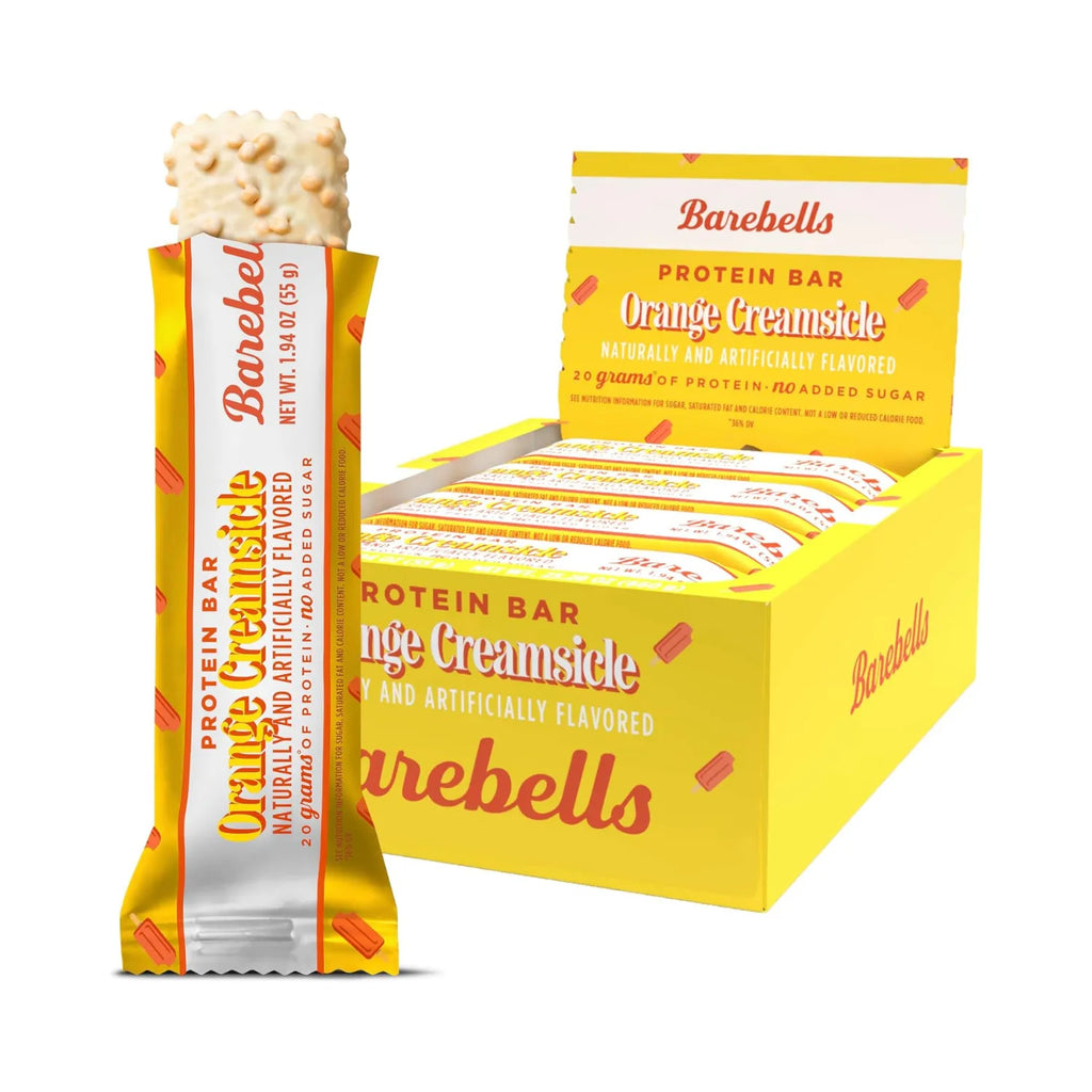 Barebells Barras De Proteina 12 Pzs De 55 Grs Sabor Orange Creamsicle