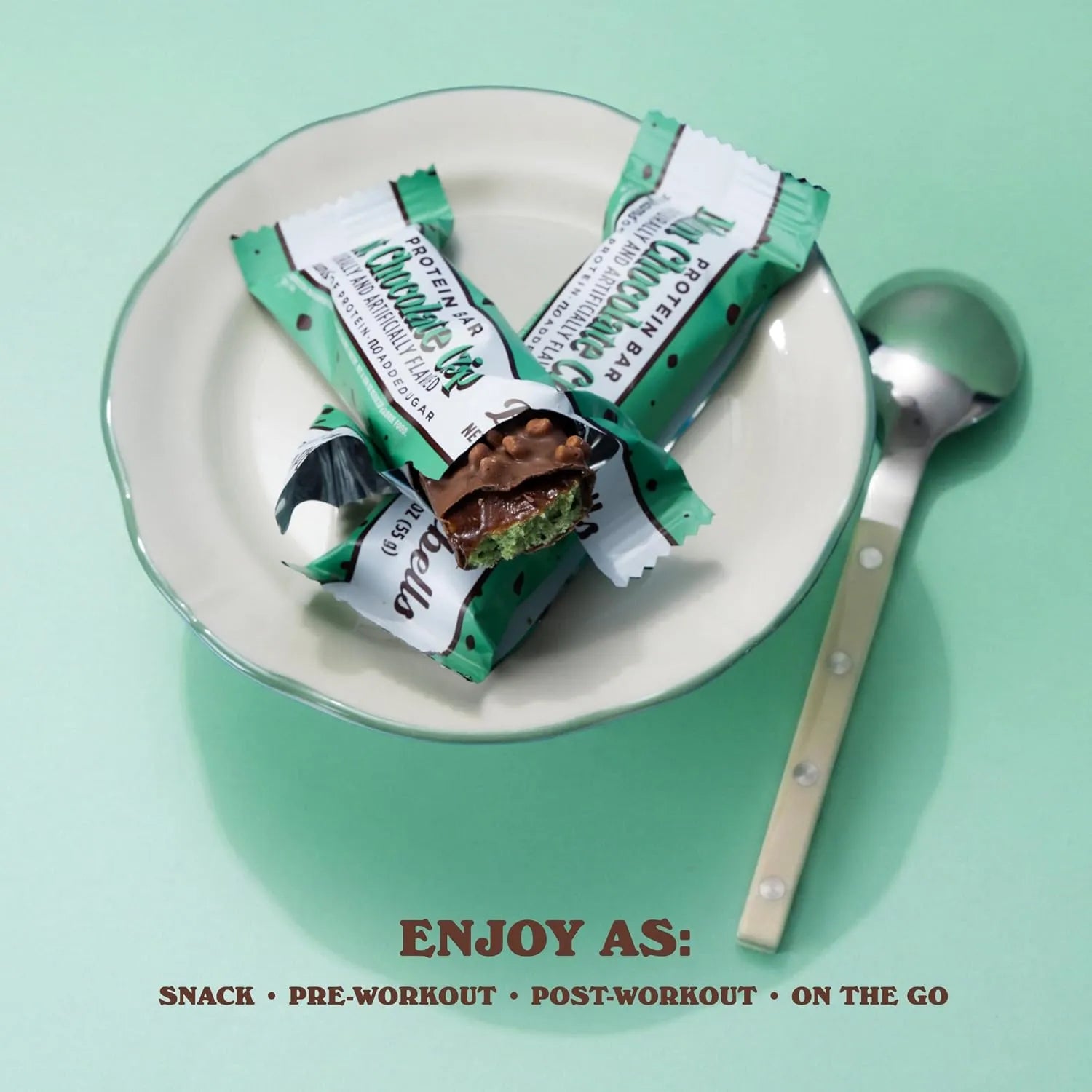 Barebells Barras de Proteína 12 Barras de 55 grs Sabor Mint Chocolate Crisp