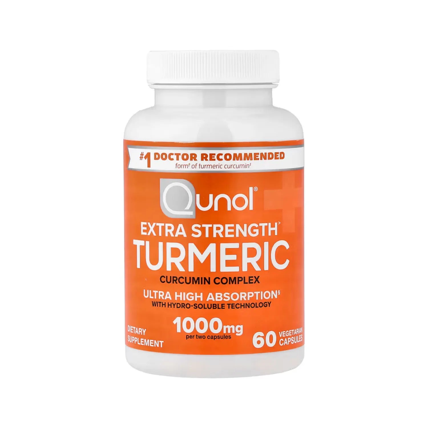 Qunol Cúrcuma Complejo De Curcumina 60 Cápsulas Vegetales 500mg Por Cápsula