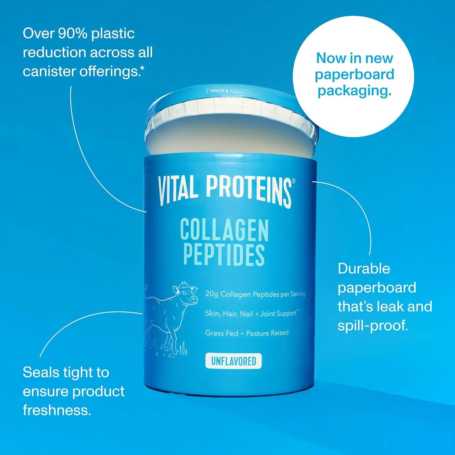Vital proteins Collagen peptides Péptidos De Colágeno Sin Sabor 28 Servicios 567 Gramos