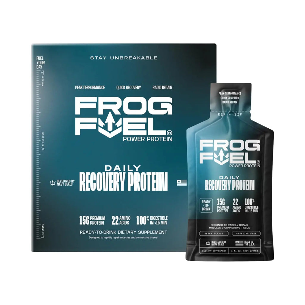 Frogfuel power protein proteína de colágeno 24 shots sfn berry