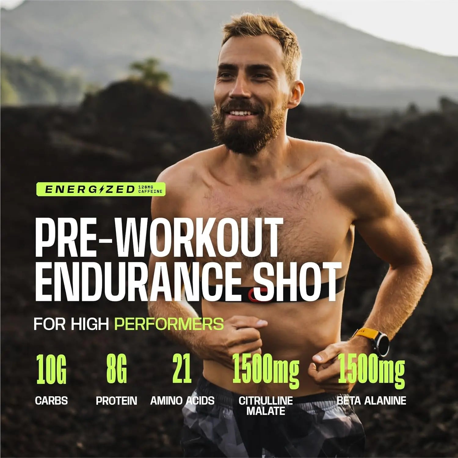 Frogfuel ultra energized pre entreno liquido 24 shots sfn mixed berry