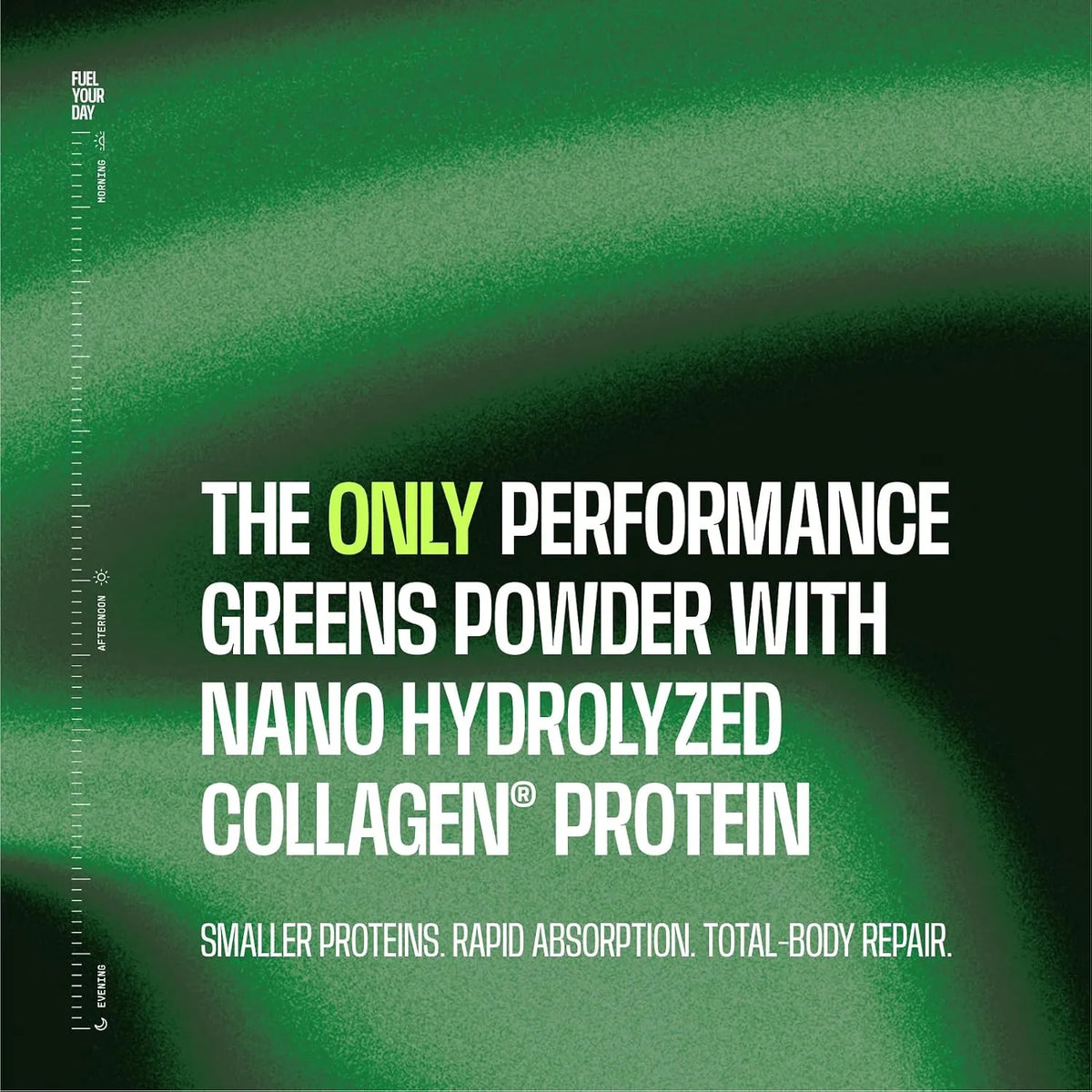 Proteína en polvo Frog Fuel Performance Greens, nanohidrolizada 5 mil millones de UFC de probióticos/prebióticos, 9 g de proteína, 7 aminoácidos esenciales, energía y soporte muscular, sabor limón-lima, 30 porciones.