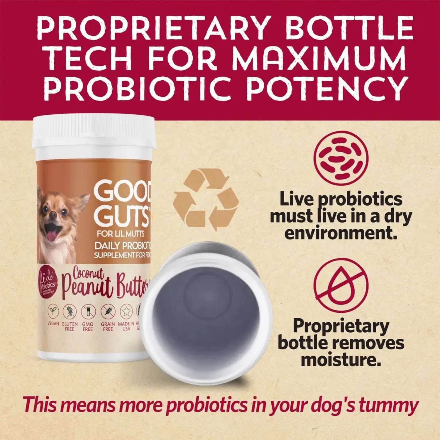 Fidobiotics Good Guts Probioticos Perro Pequeño 30serv Sfn