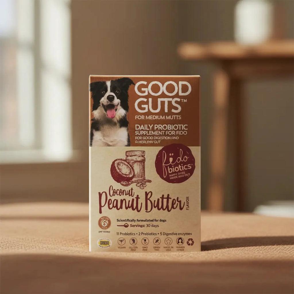 Fidobiotics Good Guts For Medium Mutts 6 Billion 30serv Sfn